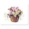 Designart - Bouquet From Meadow Flowers In The Basket - Traditional Canvas Wall Art Print